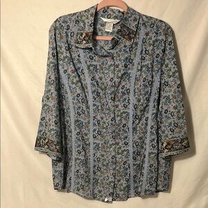 Napa Valley Floral Button-Up Shirt